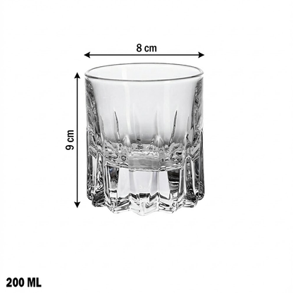 طقم أكواب زجاجية للتقديم 2قطعة