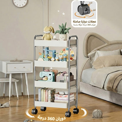 سلة تخزين من 4 طبقات