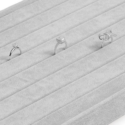 صينية لتنظيم المجوهرات مخمل