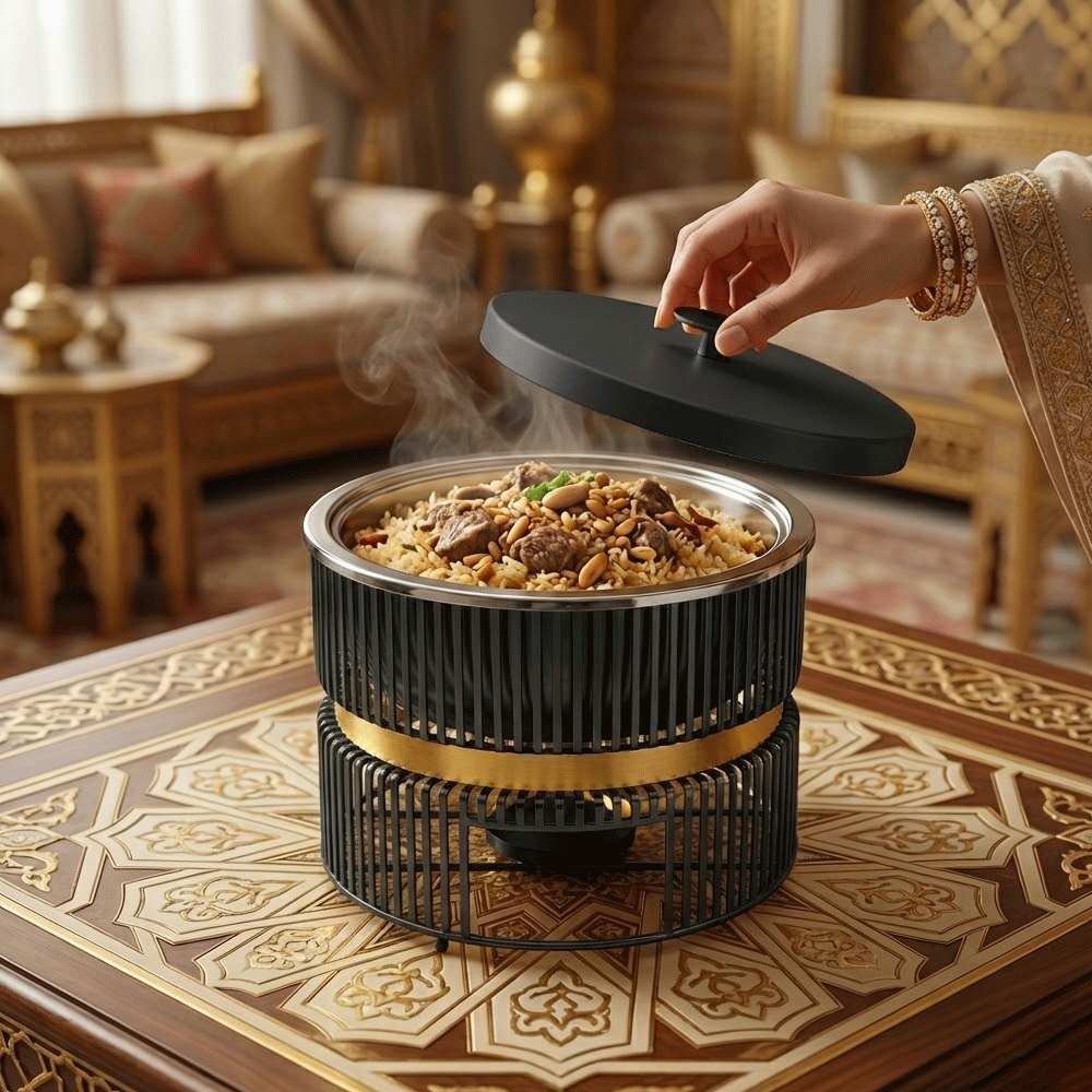 سخان طعام شبكي دائري