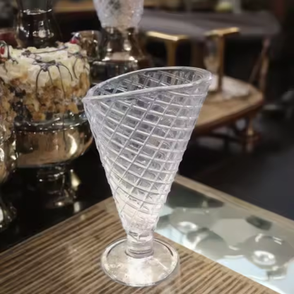 طقم كاسات  للحلوى والآيس كريم