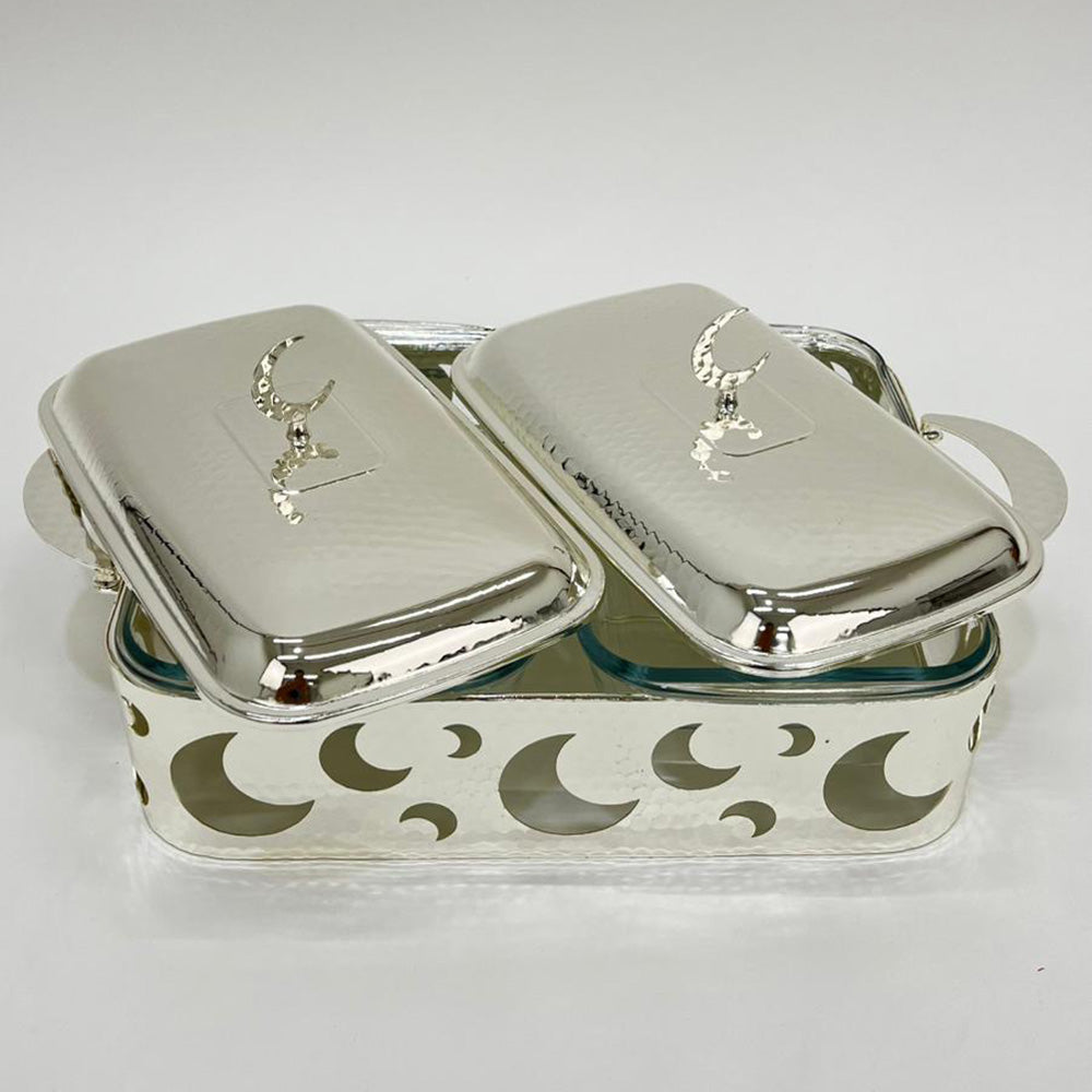 وعاء ساخن مزدوج بتصميم مون