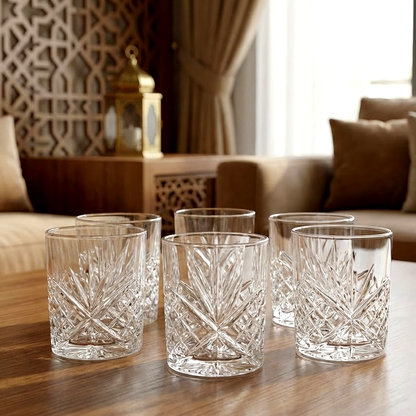 طقم اكواب زجاجية 6 قطع