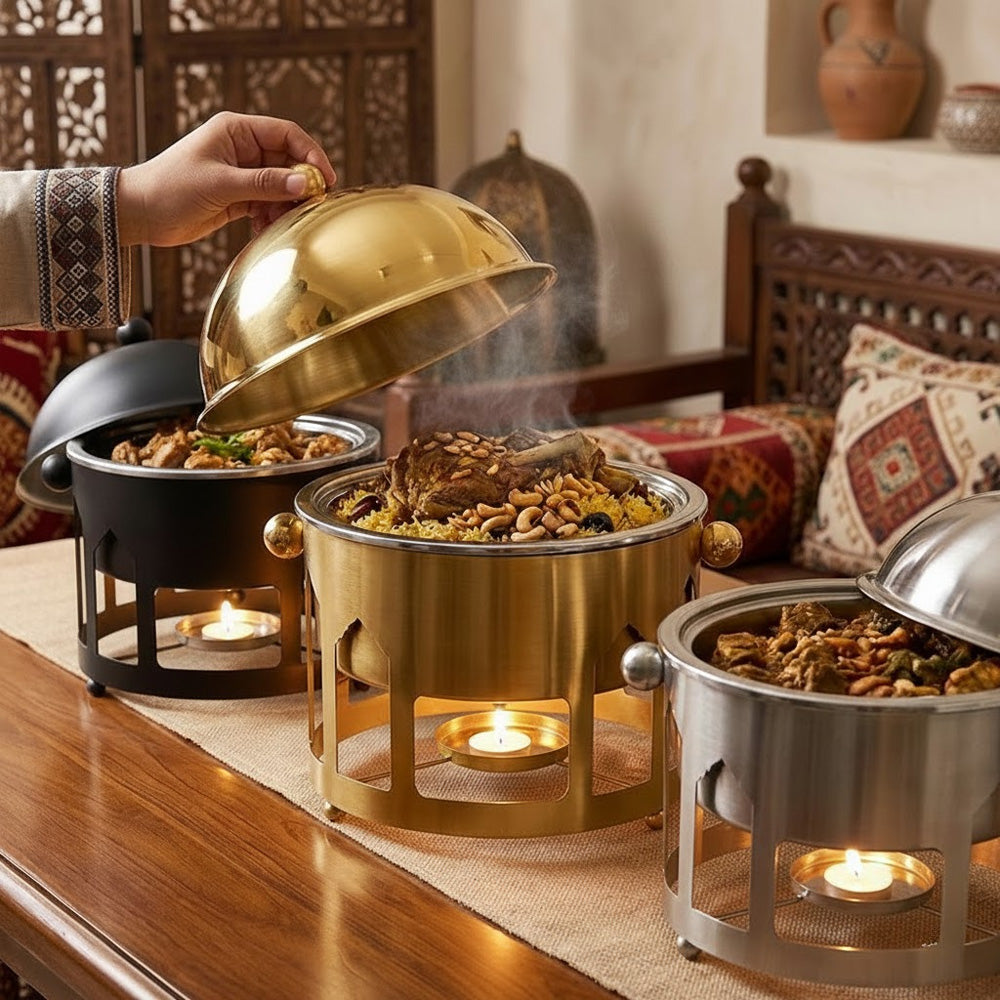 سخان طعام قبة من الفولاذ 3 لتر