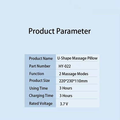جهاز تدليك لاسلكي للرقبة على شكل حرف U