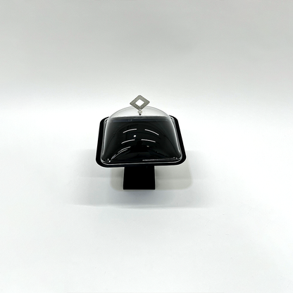 طبق تقديم كيك بغطاء صغير