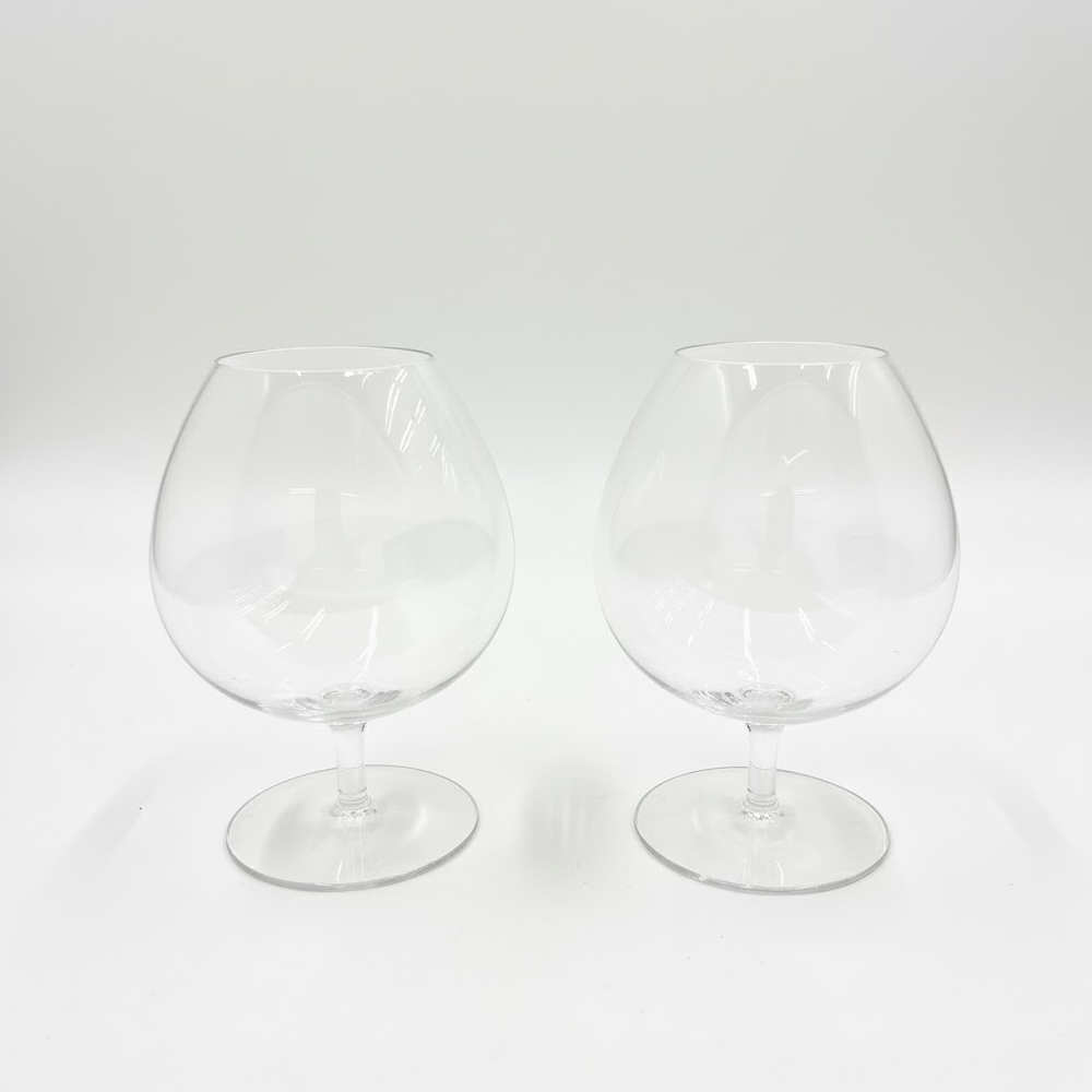 طقم كؤوس زجاج شفاف