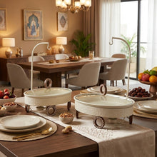 سخان بوفيه بيضاوي بغطاء معلق