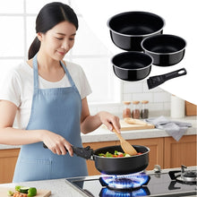 طقم قدور بمقبض قابل للفصل