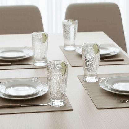 أكواب تومبلر الكريستالية اللامعة