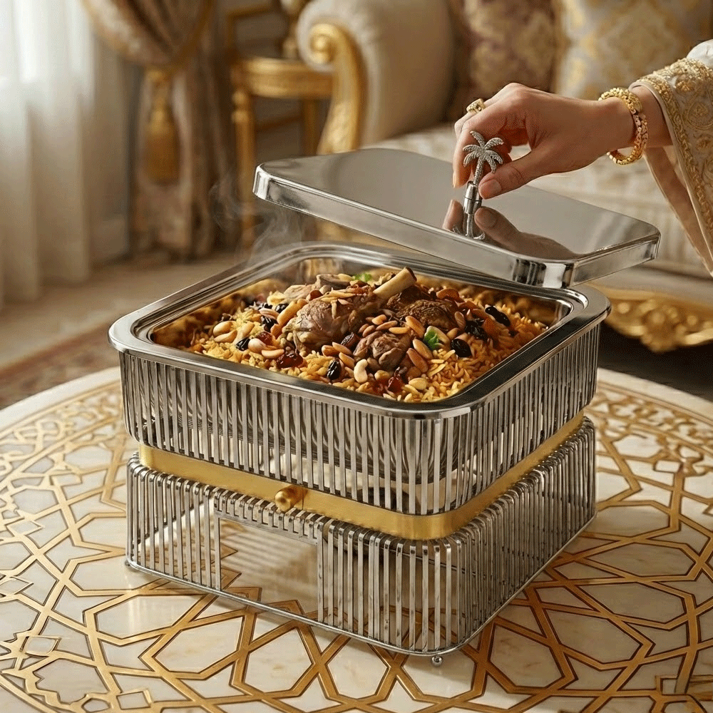 سخان طعام شبكي مربع