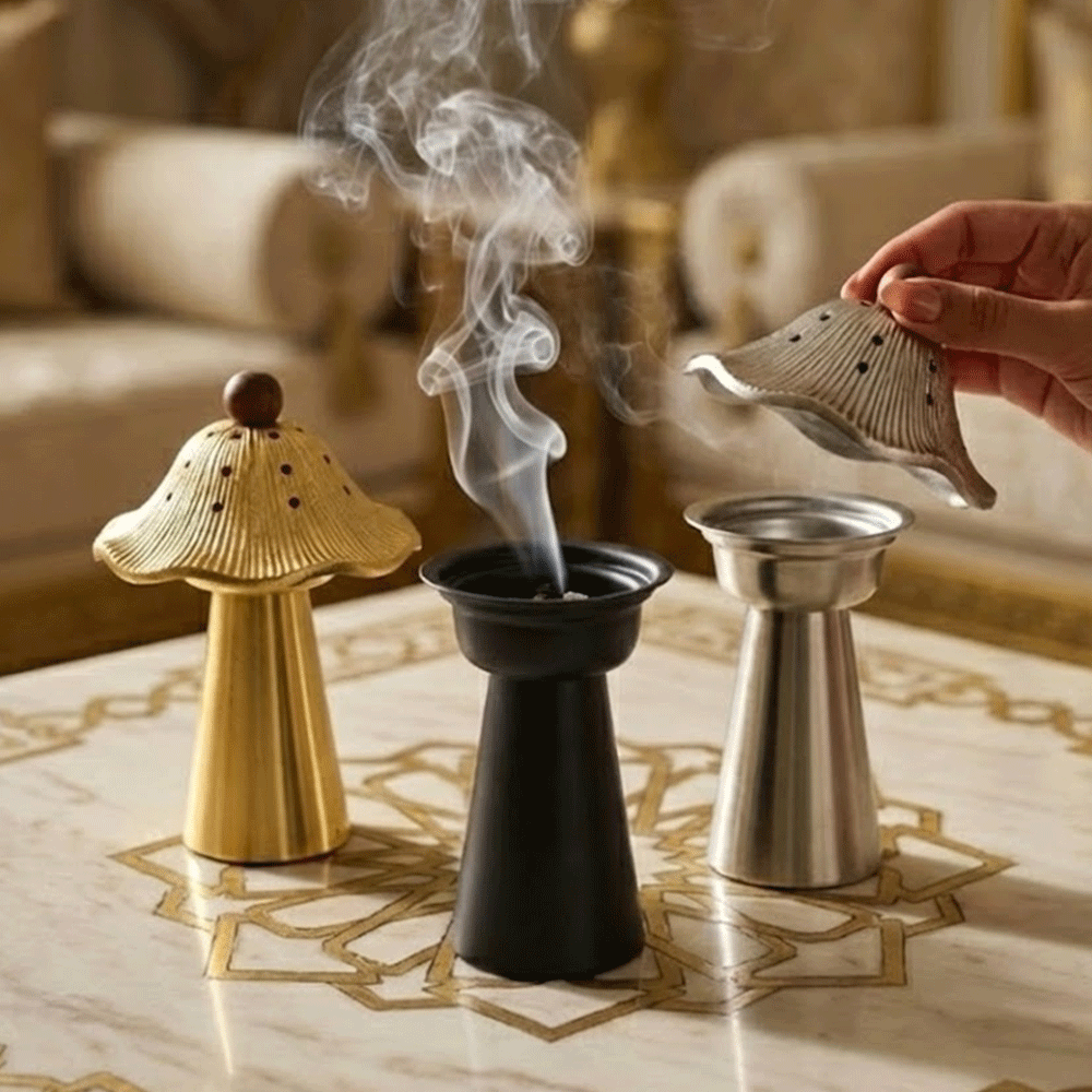 مبخر معدني بتصميم فطر