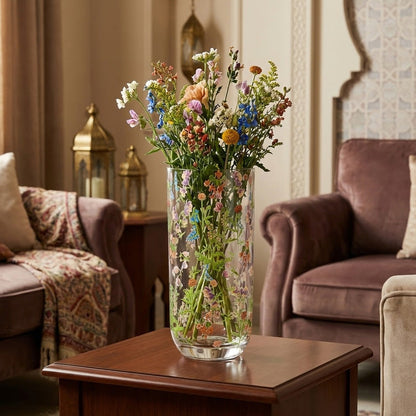 مزهرية زجاجية 25 سم