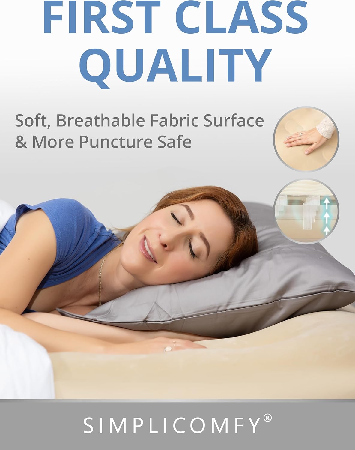 مرتبة مع إطار معدني قابلين للطي