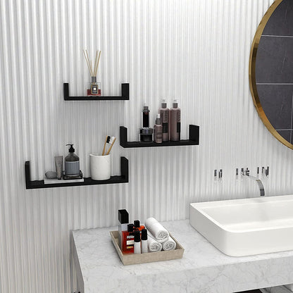 طقم ارفف خشبي 3 قطع