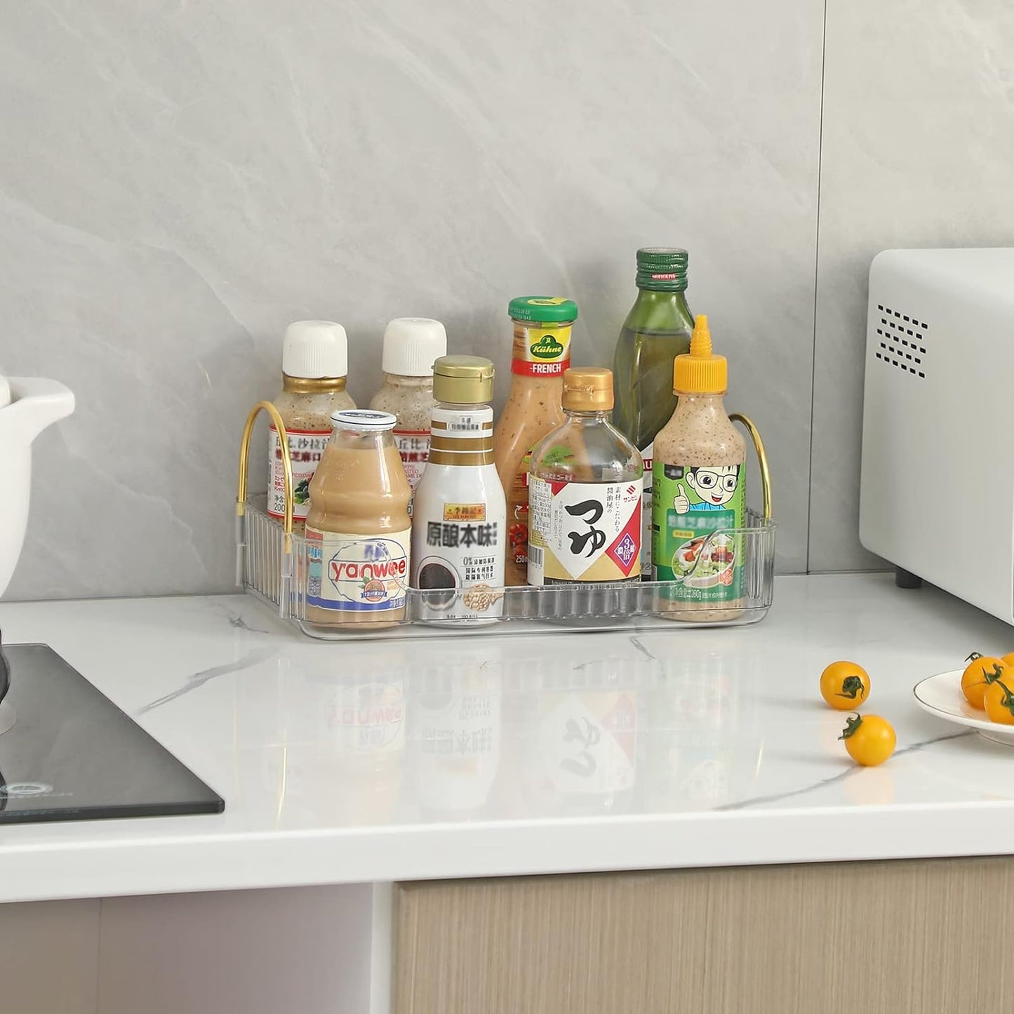 رفوف مستحضرات التجميل من الأكريليك