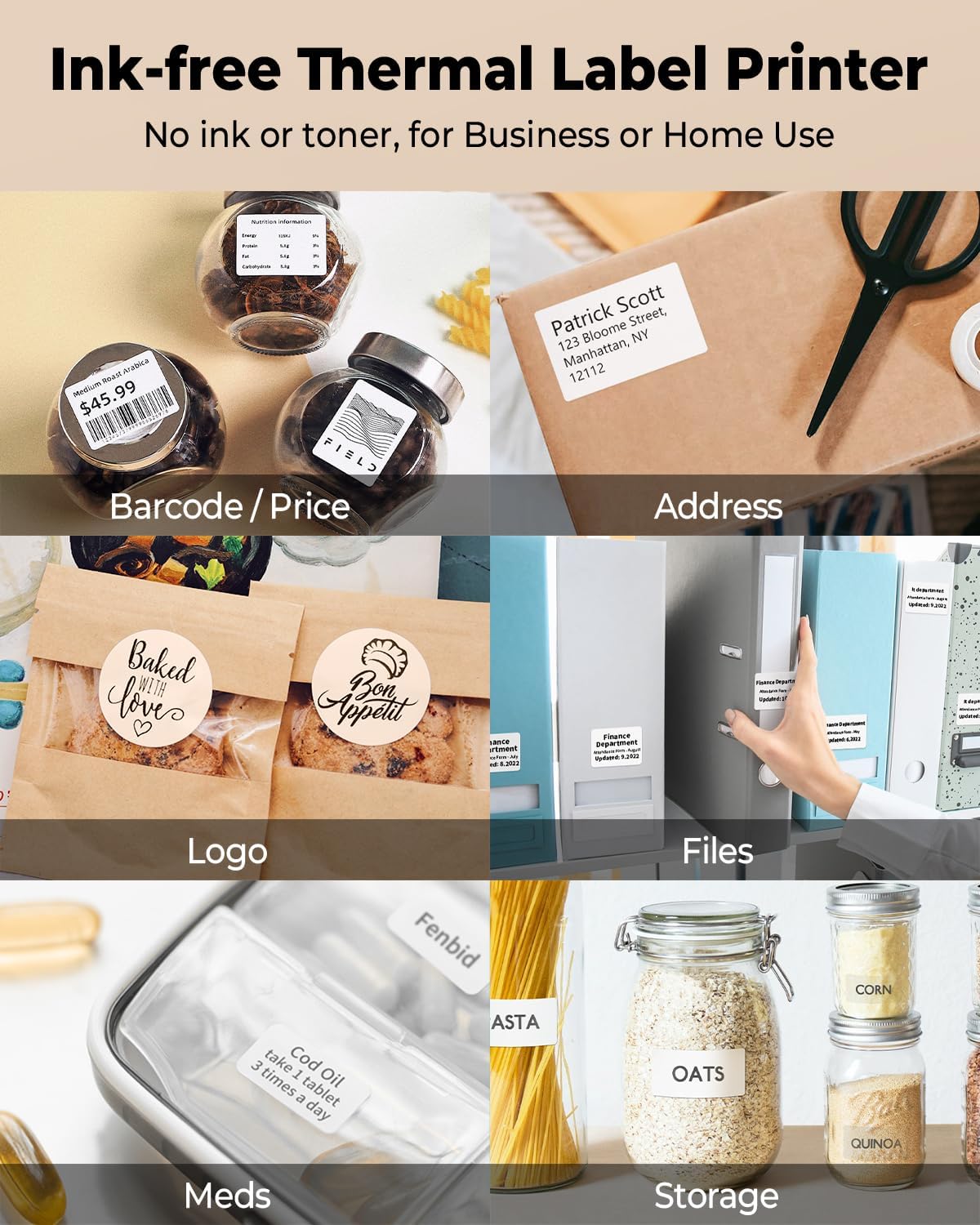 طابعة فومو M110 الحرارية الصغيرة