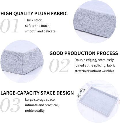 صندوق تنظيم المجوهرات المخملي