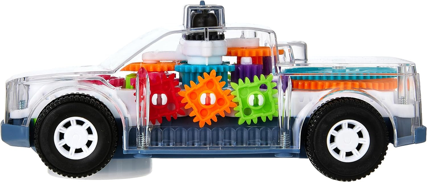 شاحنة بيك اب شفافة والعتاد 70 لعبة