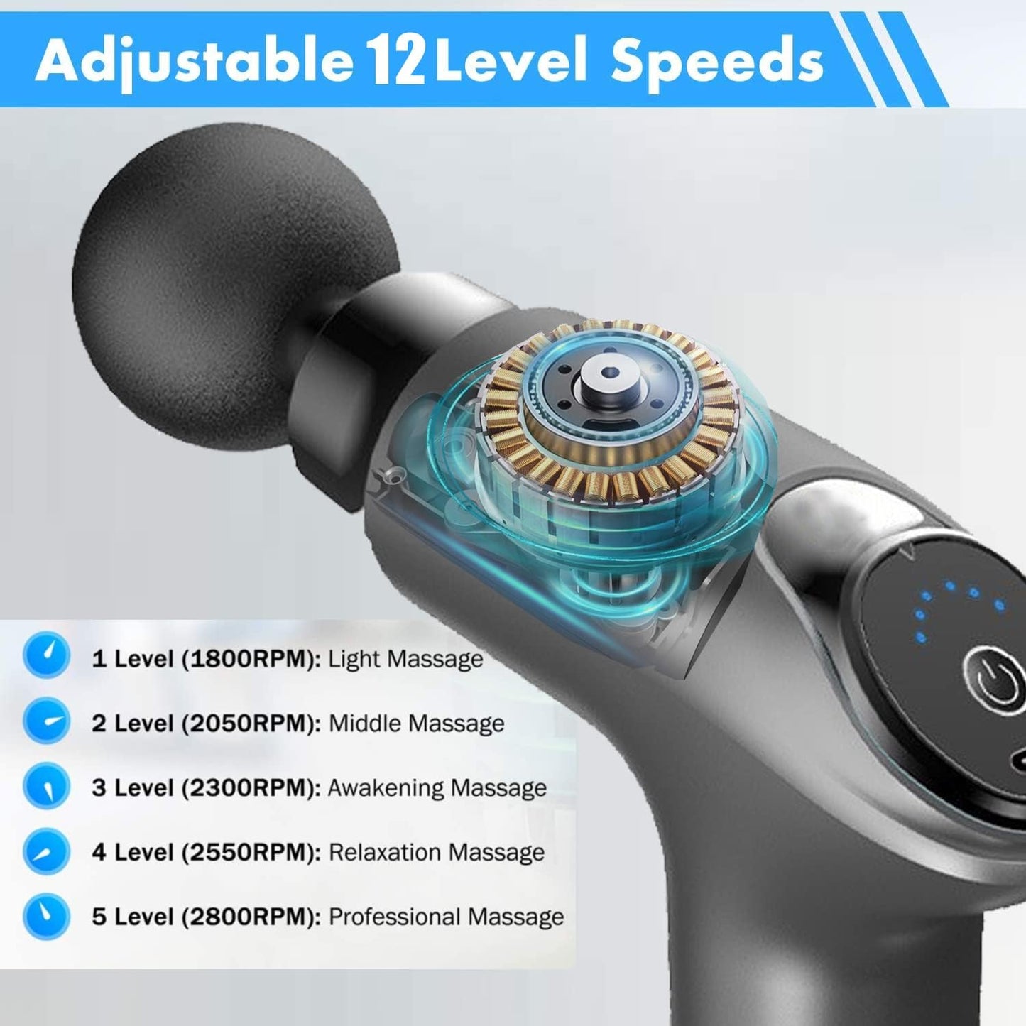 ‏مسدس مساج عضلات