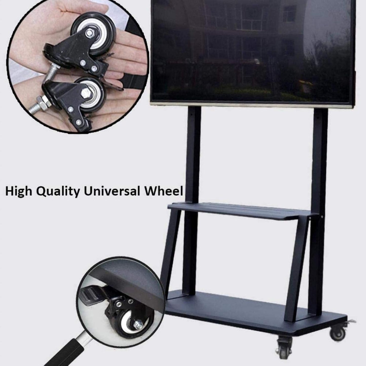 حامل تليفزيون ارضي بعجلات