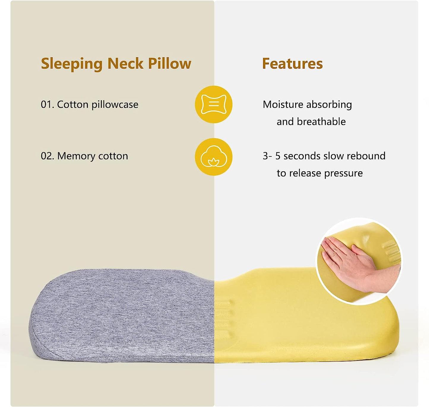 وسائد عنق لتخفيف الآلام النوم
