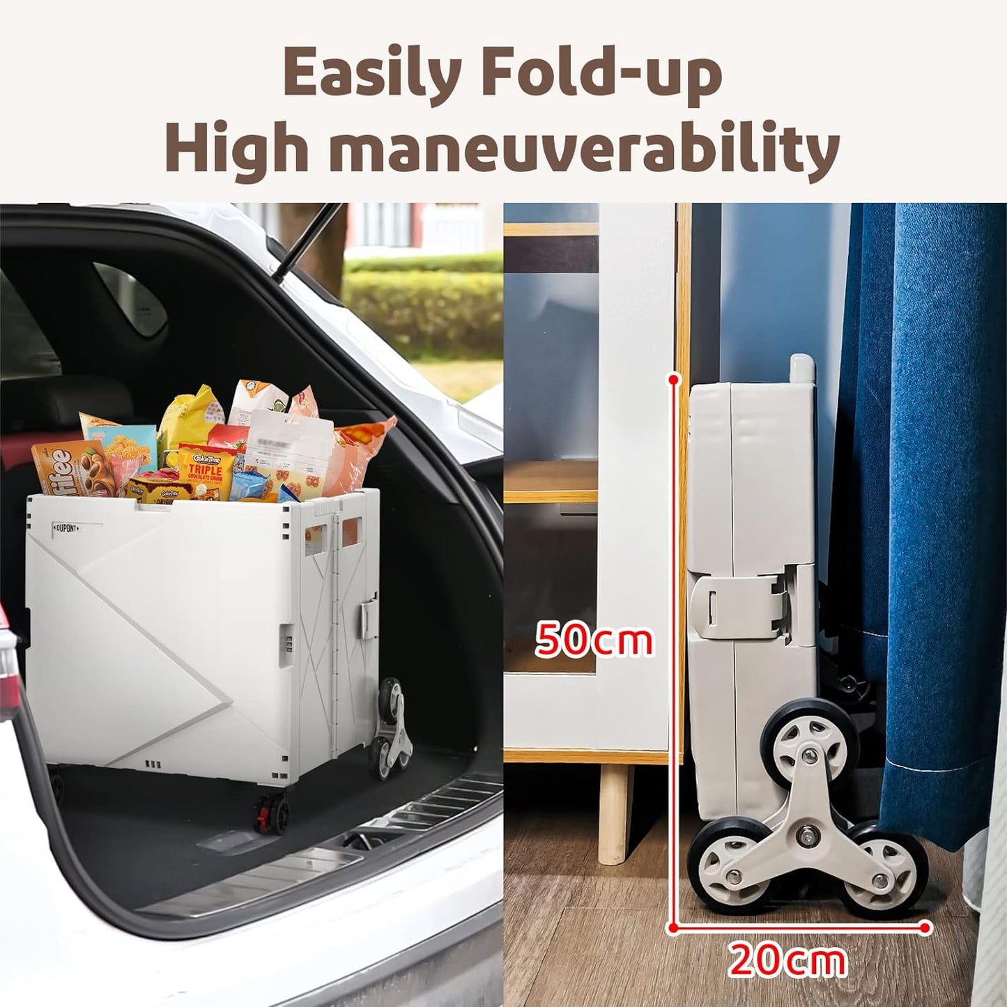 صندوق تخزين تسوق قابل للطي