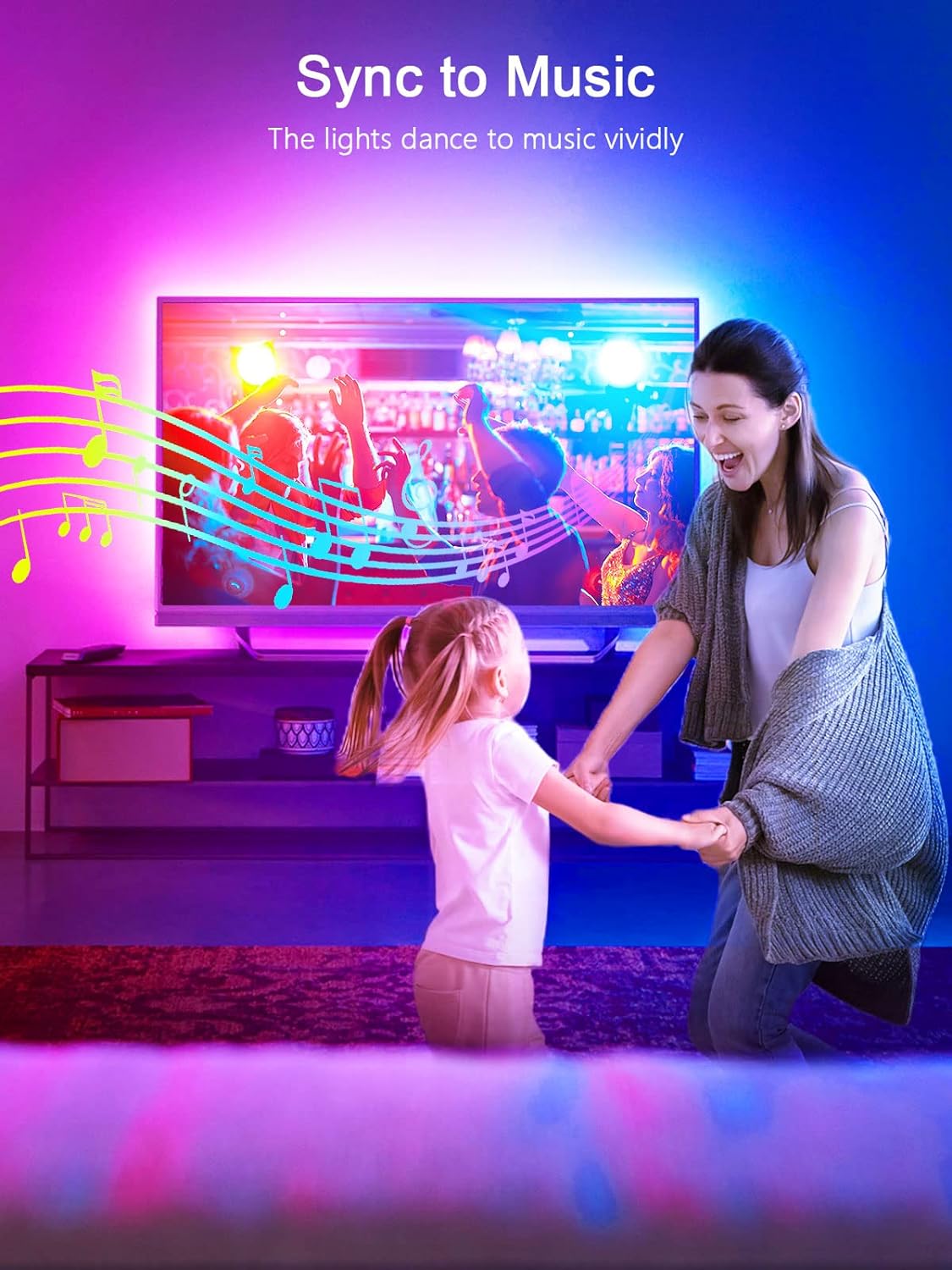 شريط إضاءة LED للتلفزيون USB 5M