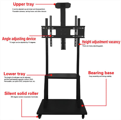 حامل تليفزيون ارضي بعجلات