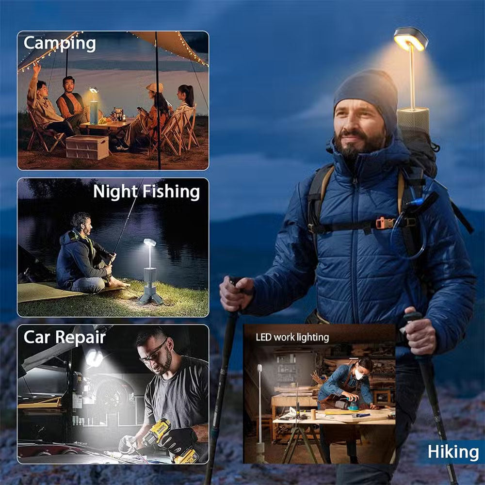 كشاف ليد بلوتوث للتخييم