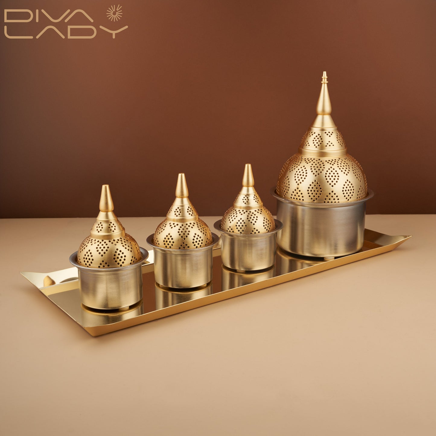 مجموعة تقديم ٤ اطباق