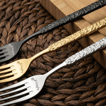 طقم شوك بنقشة حجرية (6 قطع)