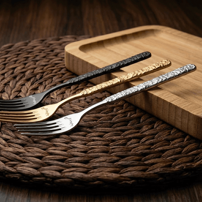 طقم شوك بنقشة حجرية (6 قطع)