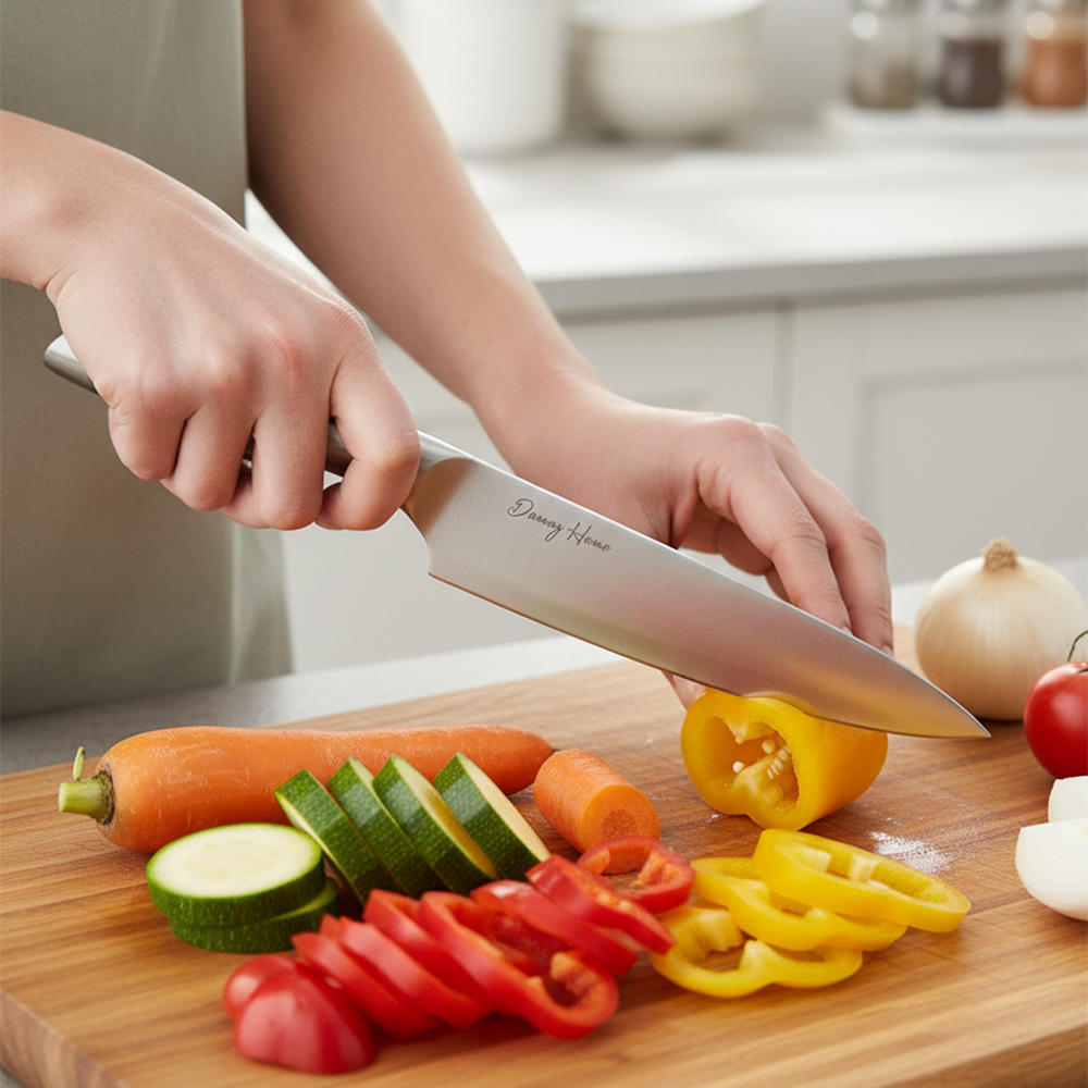 سكين مطبخ احترافية من الفولاذ