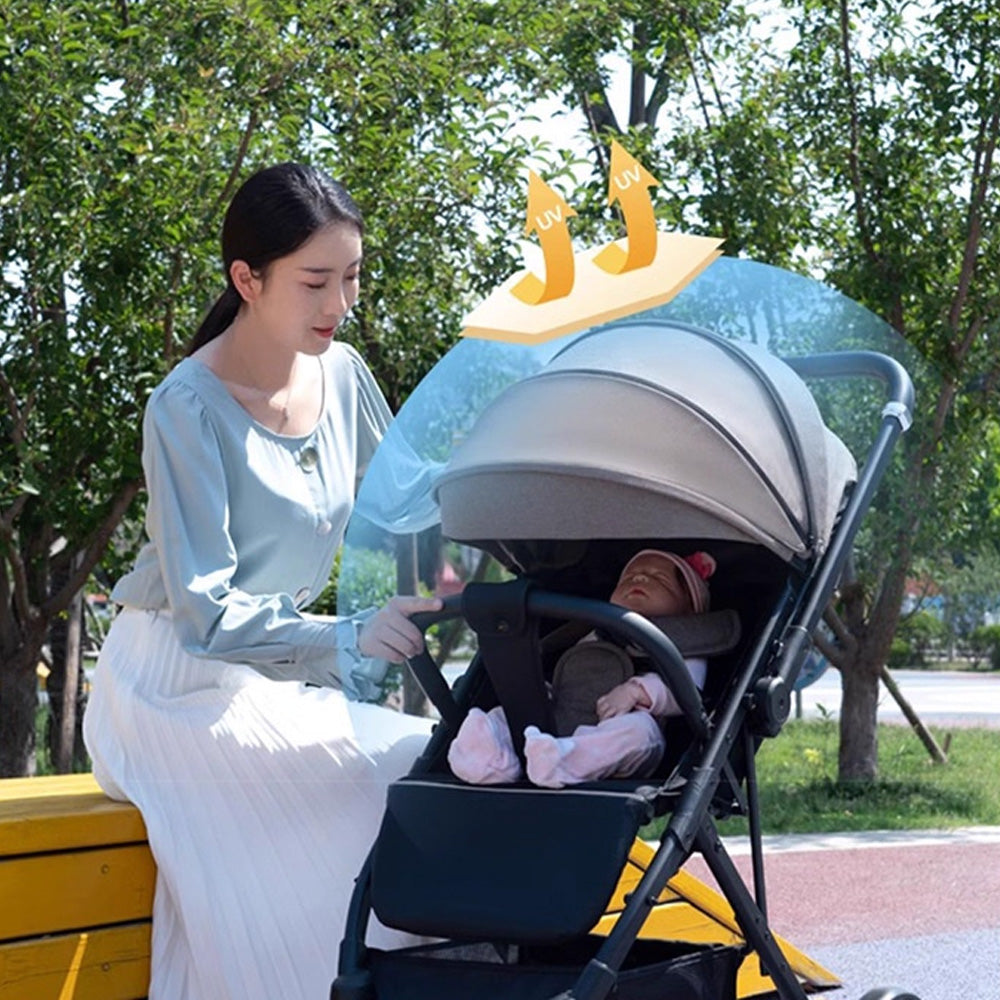 عربة أطفال خفيفة الوزن وقابلة للطي