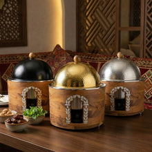 سخان طعام بقاعدة خشبية 5 لتر