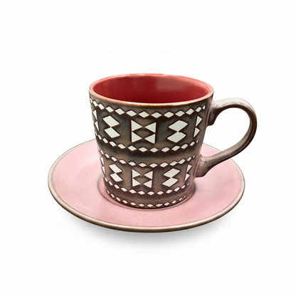 طقم فناجين بتصميم كامل