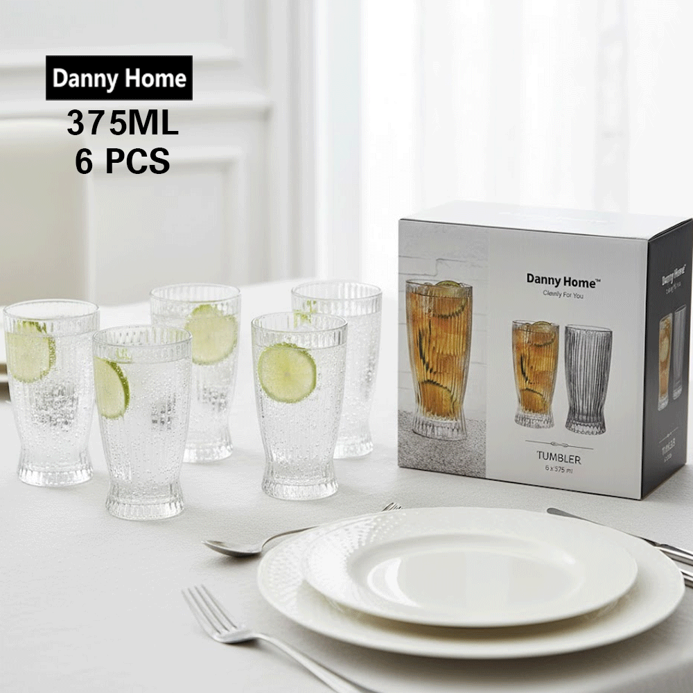 أكواب تومبلر الكريستالية اللامعة