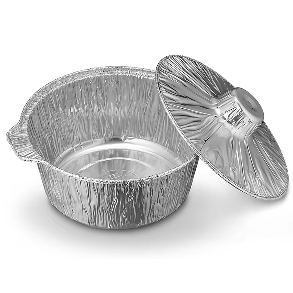 أواني طهي ألومنيوم بغطاء