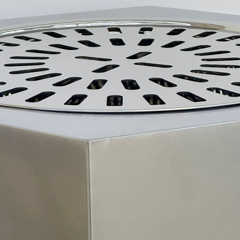 دوة و شواية معدنية سداسي الشكل