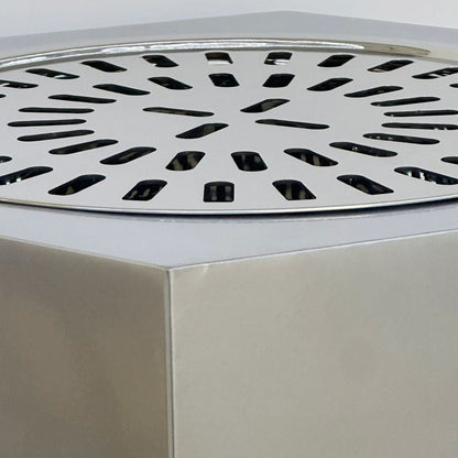 دوة و شواية معدنية سداسي الشكل