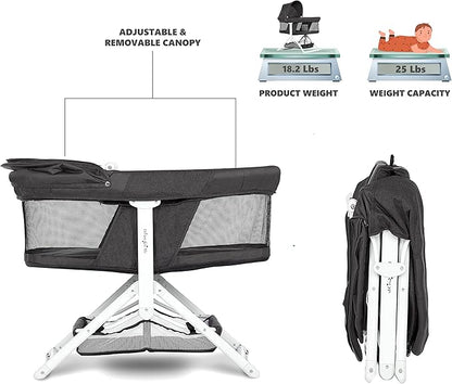 سرير الأطفال القابل للطي الفوري 2 في 1 من  JPMA
