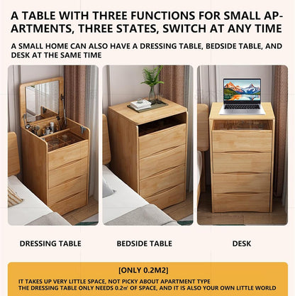 طاولة لمستحضرات التجميل مع مرآة مضيئة