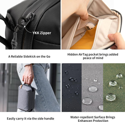 حقيبة فاخرة لأدوات الزينة والكابلات