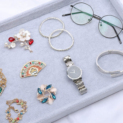 صندوق تنظيم المجوهرات المخملي