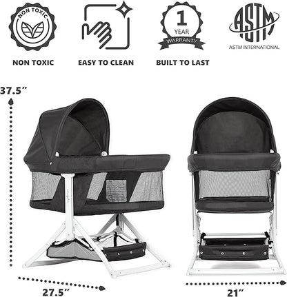 سرير الأطفال القابل للطي الفوري 2 في 1 من  JPMA