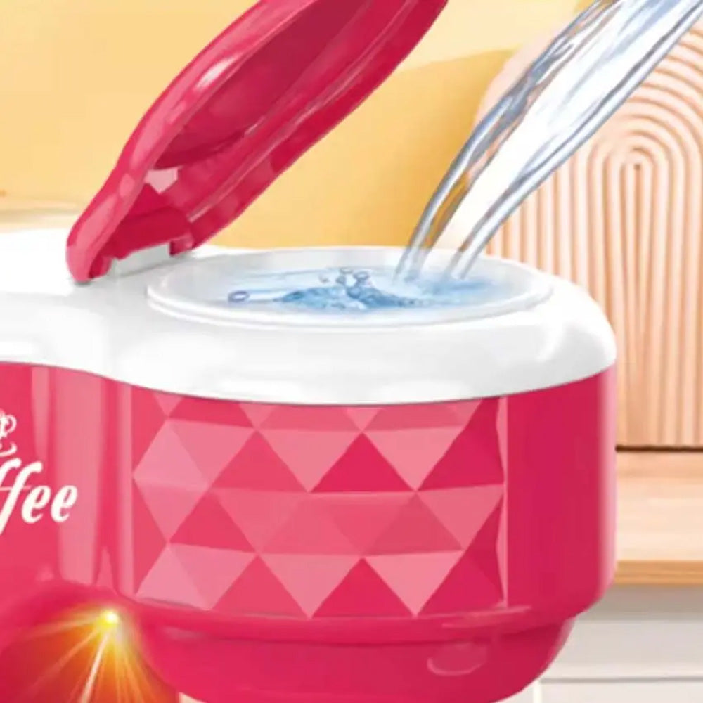 مجموعة لعب صانعة القهوة والبيتزا للأطفال