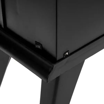 مدفأة ديكورية بإضاءة على شكل نار