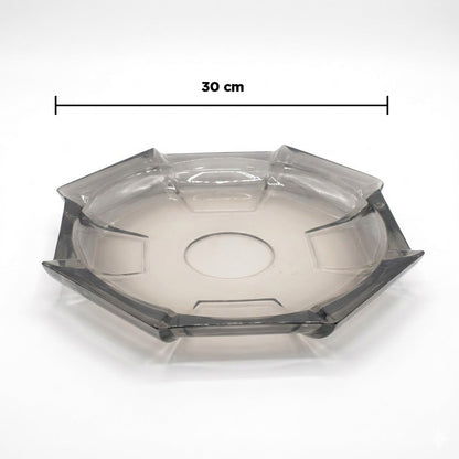 وعاء فاكهة كريستالي