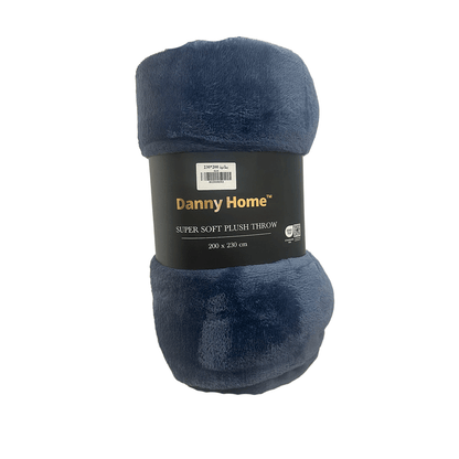 بطانية قطيفة فاخرة ناعمة سادة 150 سم